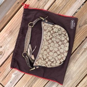 Vintage Coach Signature Hand Bag